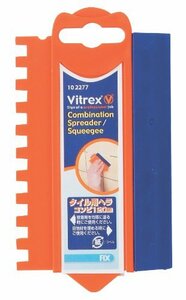 イチネンアクセス(旧イチネンミツトモ) VITREX(ヴィトレックス) 左官 タイル用ヘラ コンビ120mm 102277