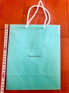 TIFFANY&Co.ティファニー ショップ袋 ティファニーブルー ショッパー ブランド紙袋♪20×25cm