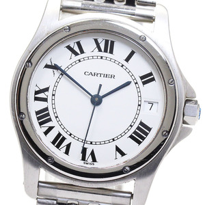 カルティエ CARTIER W20026K1 サントスクーガー LM デイト 自動巻き メンズ _839144