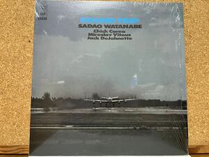 LP★渡辺貞夫Sadao Watanabe★ラウンド・トリップRound Trip☆チック・コリア、シュリンク