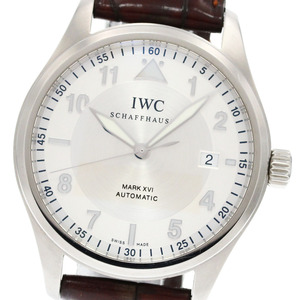 IWC SCHAFFHAUSEN IW325502 スピットファイヤー マークXVI デイト 自動巻き メンズ 良品 保証書付き_865375