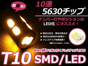 バックランプLED グランビア VCH10W、RCH16W バック球 オレンジ アンバー T16 10発 SMD バルブ ウェッジ球 リア