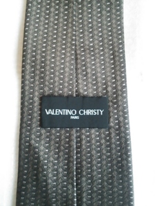 VALENTINO CHRISTY　織り柄　シルクネクタイ　送料180円