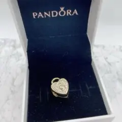 PANDORAチャーム☆Padlock Splittable Heart