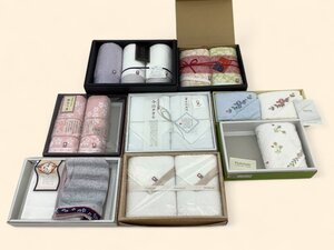 タオルギフトまとめ/今治タオル/桜おり布/フェイスタオル 他 8箱 一部シミ有/完品でない物含む 未使用品 ACB