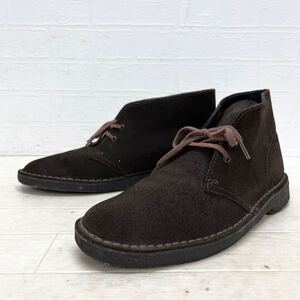 和461★① CLARKS ORIGINALS クラークス オリジナルス チャッカブーツ ショートブーツ UK6.5 ブラウン メンズ