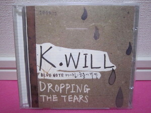 K-POP♪ K.WILL ケイ・ウィル 1st Mini ALBUM「涙がぽたぽた Dropping The Tears」韓国盤CD ディスク傷無し！廃盤！Dynamic Duo、MCモン～