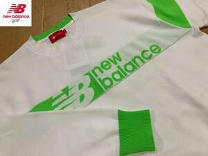 ・スピード発送 NewBalanceGolf(ニューバランスゴルフ) 秋冬 速乾 軽量 ストレッチ 撥水 ニット セーター 012-3170002(ホワイト)６