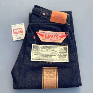 バレンシア工場製 1937年モデル LEVI’S 201XX 201-0003 W32 L36 未使用 デッドストック リジッド 米国製 30s 37s 復刻 アメリカUSA製 555