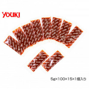 YOUKI ユウキ食品 四川豆板醤(小袋詰) 5g×100×15×1個入り 213110 /a