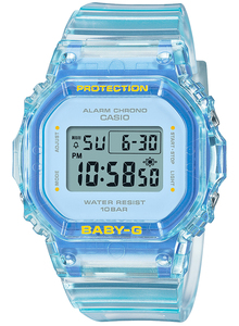 カシオ CASIO 腕時計 BABY-G BGD-565SJ-2JF　スクエア レディース 10気圧防水　デジタル スケルトン