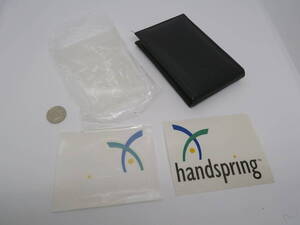 Handspring Visorの付属品セット　ステッカー2枚（裏表）　ケース　PDA ハンドヘルド コンピューター　