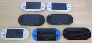 【大清水24-08-0118】【1円スタート】ジャンク SONY PSVita PCH1000 2台 PCH2000 5台 本体 計7台 まとめ 大量 セット ソニー PlaystationVi