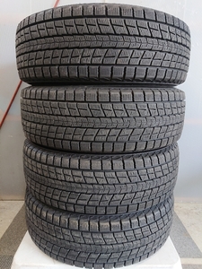 札幌 引き取り可 225/65R17 4本 DUNLOP ウィンターマックス SJ8 格安溝あり 冬タイヤ中古 ハリアーエクストレイルCX-5 など K-555F