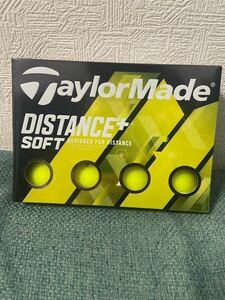 TaylorMade テーラーメイド ゴルフ DISTANCE+ SOFT マットイエロー 1ダース