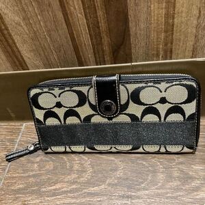 COACH コーチ シグネチャー 長財布 ラウンドファスナー レディース ブランド 正規品 人気商品 送料無料 大特価 セール