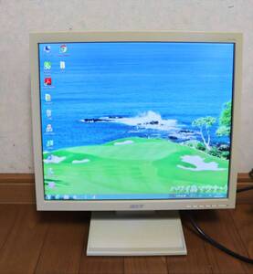 Acer V173B アナログ スピーカ付 ディスプレーのみ　１7インチ液晶カラーディスプレー 現状品　＃２