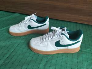 ♪ナイキ エアフォース ワン ロー スニーカー CT7875-994 25.5cm 白 グリーン 中学生 高校生 大学生◆NIKE BY YOU AIR FORCE 1 送料無料！