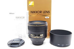 ★極上美品　Nikon 単焦点レンズ AF-S NIKKOR 85mm f1.4G ニコン★