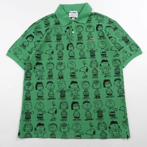 極上 Lacoste ラコステ × Peanuts ピーナッツ ルーズフィット ポロシャツ Size XS #24546 送料360円 アメカジ カジュアル コラボ