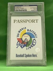 WBC　侍ジャパン　イチロー　直筆サイン入り　PASSPORT　パンフレット　イチローホログラム　プロ野球　④