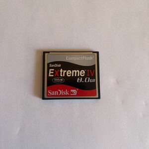 SanDisk サンディスク コンパクトフラッシュ 8GB Extreme IV CFカード CompactFlash 一眼レフ カメラ メモリーカード