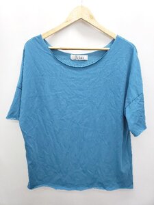 ◇ Jih Nunc ジーヌンク 半袖 Tシャツ カットソー サイズS ブルー メンズ P