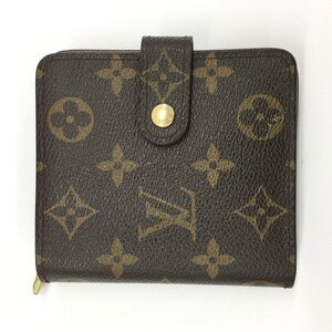 LOUIS VUITTON ルイヴィトン 財布 モノグラム コンパクトジップ M61667/MI0022【DAAQ9045】