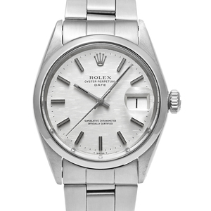 ROLEX オイスターパーペチュアル デイト Ref.1500 シルバー ミストダイヤル アンティーク品 メンズ 腕時計