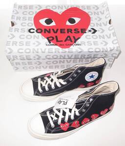 PLAY COMME des GARCONS CONVERSE HI black 28.5cm ハイカット コンバース コムデギャルソン