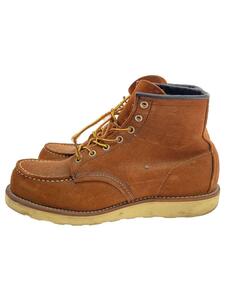 RED WING◆レースアップブーツ・クラシックモックトゥ/26cm/BRW/スウェード//