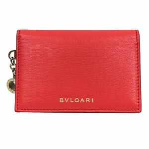 BVLGARI ブルガリ B-zero１名刺入れ カードケース 288237 ビーゼロワン レザー aq7203