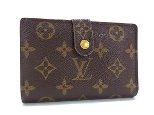 1円 ■美品■ LOUIS VUITTON ルイヴィトン M61663 モノグラム ポルトモネ ビエ ヴィエノワ 二つ折り 財布 ウォレット ブラウン系 FI4041