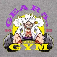 【Tシャツ】　GEAR 5TH GYM　ニカ　ゴールドジム　ブラック　L