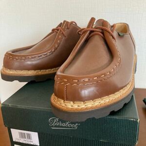 未使用品 PARABOOT パラブーツ MORZINE モジーン 42.5 MARRON 717302 LIS-MARRON革靴 ミカエル