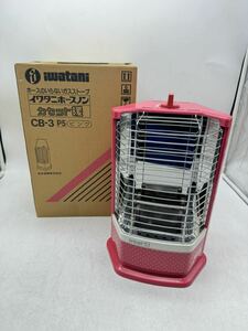 【1円スタート】イワタニ CB-3 ピンク カセット暖 カセット式ガスストーブ 暖房器具 アウトドア レトロ Iwatani DM0926N