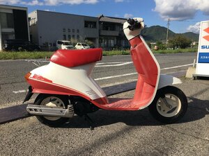 激レア保管車 スズキ 蘭 ラン CA17A 実走行80km 実動 書付 80’s 原付スクーター レストア 盆栽ベースにも 薔薇 カーナ ハイ