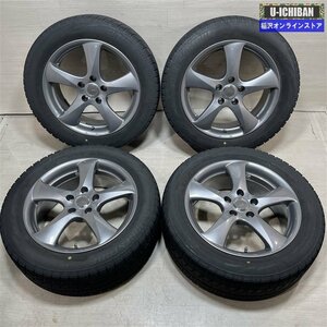 ヤリスクロス エスティマ 等 トップラン 7-17+45 5H114.3 ブリヂストン ブリザックVRX 215/55R17 17インチ スタッドレス 4本セット 009k