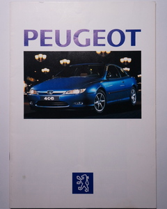 絶版 輸入車カタログ プジョー 1998年 総合カタログ/PEUGEOT 605 V6/106 S16/306 S16/カブリオレ/ハッチバック/ブレーク/406 クーペ/セダン