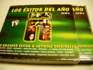 3CD N (Los Exitos Del Ano) /Paulina Rubio,Mana,Westlife,Vargas Blues Band,Cristian等