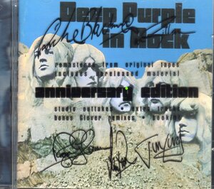 DEEP PURPLE IN ROCK 25TH ANNIVERSARY EDITION サインケース廃盤 ritchie blackmore ian gillan roger glover jon lord ian paice rainbow