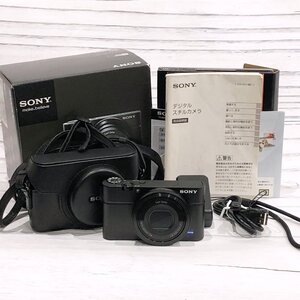 m001 Z2(60) 美品 SONY ソニー Cyber-Shot DSC-RX100 コンパクトデジタルカメラ 動作品 専用ジャケットケース付 LCJ-RXA サイバーショット