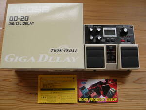 詳細不明 ジャンク BOSS DD-20 DIGITAL DELAY Giga Delay デジタル ディレイ ツイン ペダル 激安1円スタート