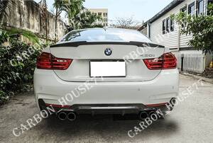 ★BMW F32 F33 435i Mスポーツ リア ディフューザー 3型 左右4本出 FRP製 未塗裝 《交換タイプ》☆.