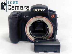 【中古】 SONY α300 DSLR-A300 ソニー 電池 付