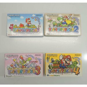 1円【ジャンク】NINTENDO 任天堂/スーパーマリオアドバンス 1～4セット GBA/88