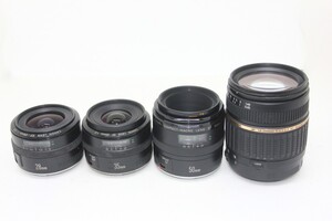 【Canonレンズ4点まとめ売り】キヤノン・TAMRON #0093-752