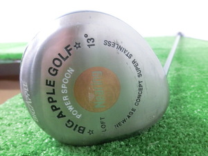 ♪Big Apple Golf Nearing ?W フェアウェイウッド 13°/純正 シャフト BIO MATCH FLEX-POWER レフティ G7836♪　