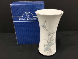 YS058-80【保管品】ロイヤルドルトン ムーンフラワー moon flower Royal Doulton 花瓶/箱付きt