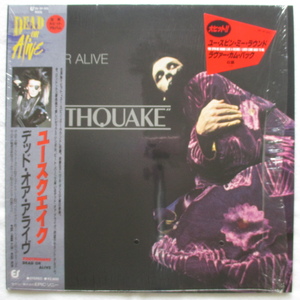 シュリンク・帯付き◇LP：JPN◇ DEAD OR ALIVE / YOUTHQUAKE 「28・3P-615 」 ※ ハイプステッカー付き D.J HIT THAT BUTTON 収録